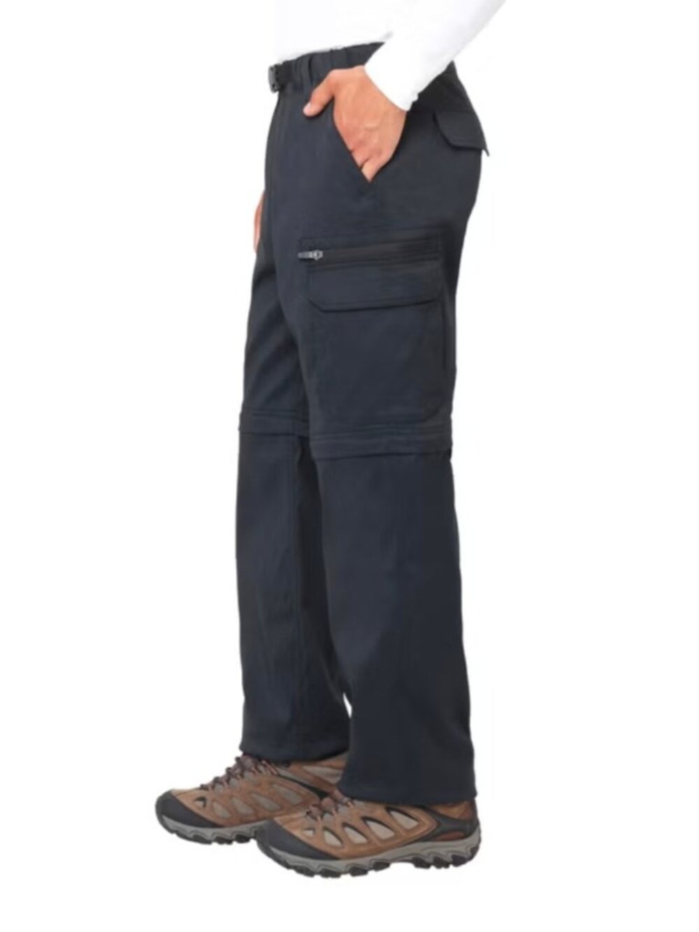 BC Clothing Men’s Convertible Cargo Pants Black Size L/32 NWT